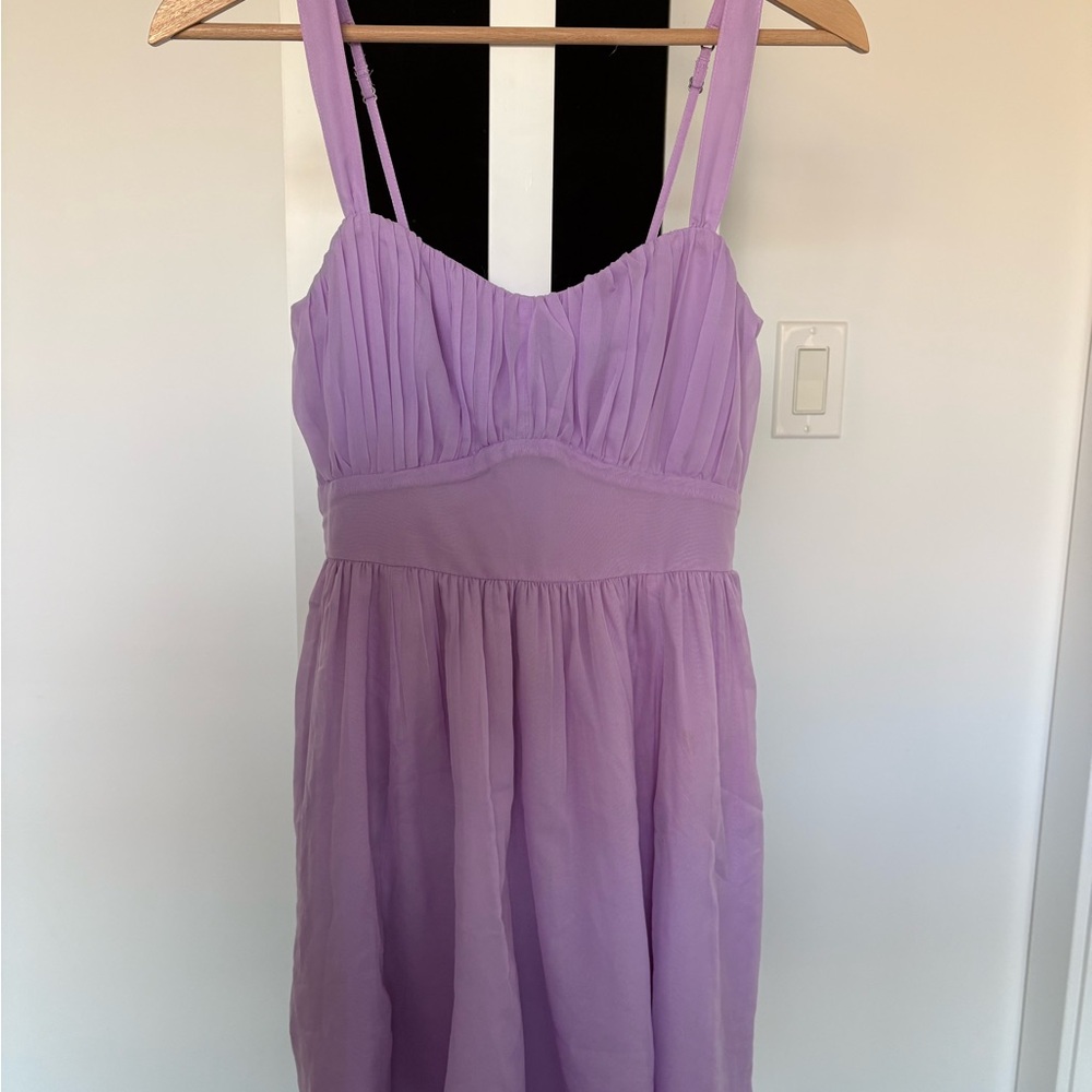 Abercrombie & Fitch Lilac Chiffon Dress